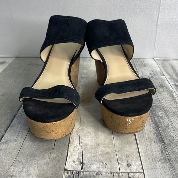 MARC Fisher‎ women’s black suede platform wedges. Size 10M. Good condition. - Picture 2 of 8